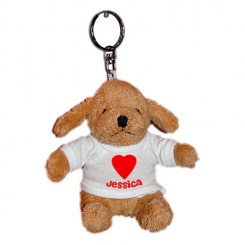 Llavero Perro peluche